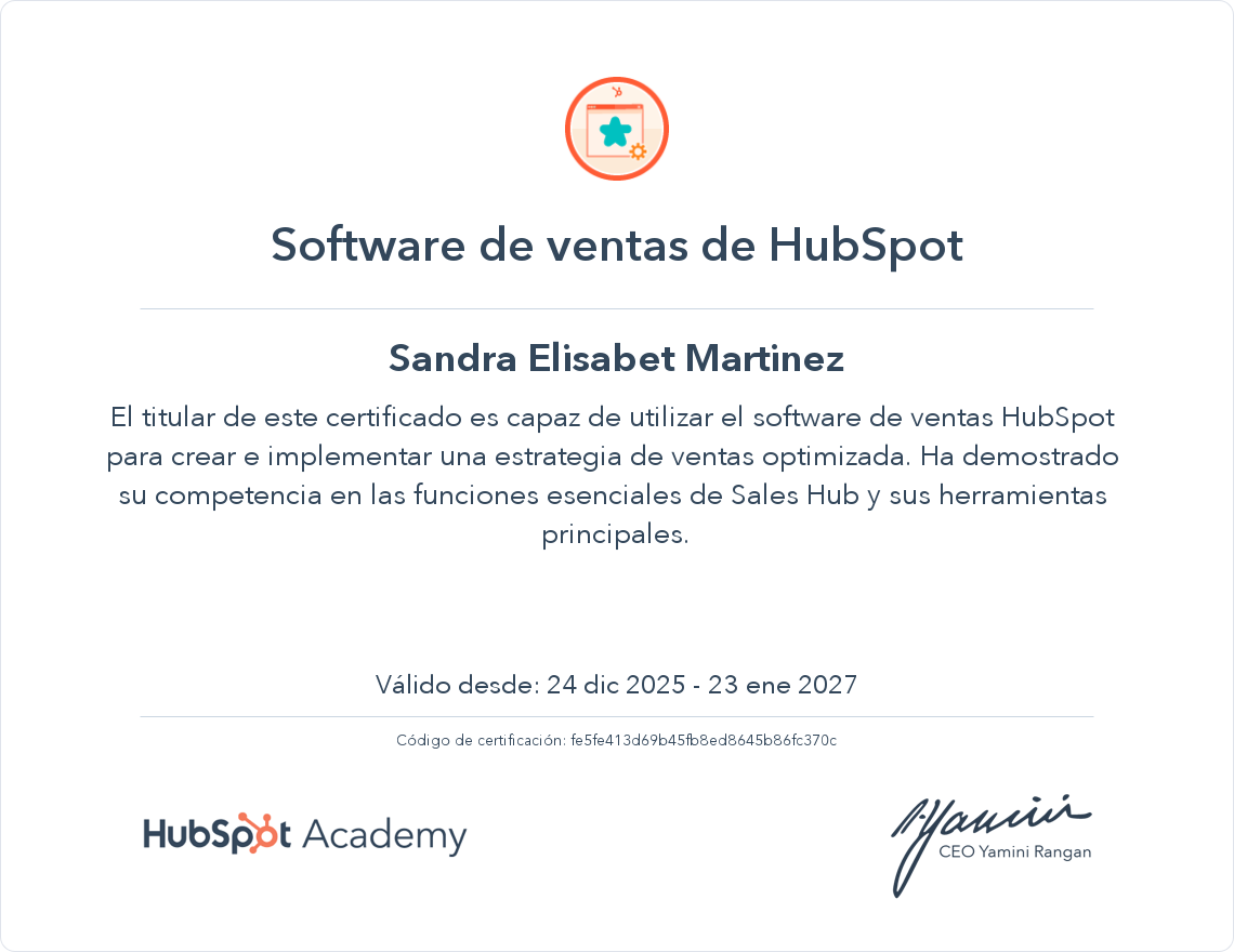 Software de ventas de Hubspot